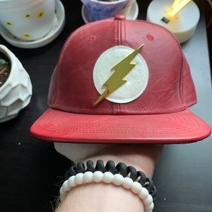The Flash Leather SnapBack
